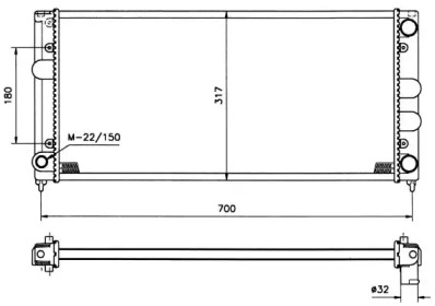 WILMINK GROUP wg1721490 -  Радиатор, охлаждение двигателя
